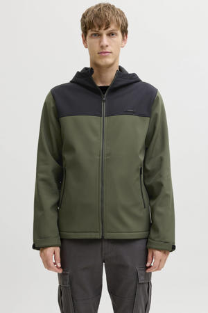 Arctic Seven Softshelljas voor heren (S-5XL) - waterafstotend, ademend, teddy fleece binnen, warme jas voor mannen - AS-306, Donkerblauw, XL