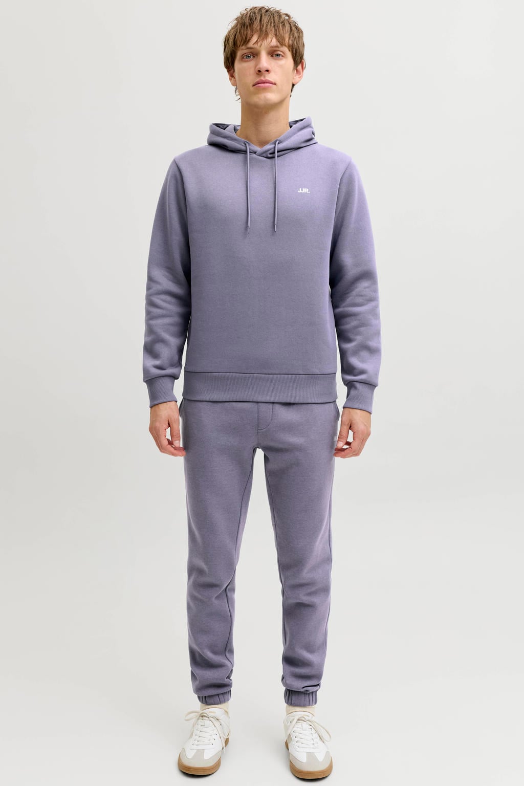 JJ REBEL Regular fit hoodie paars