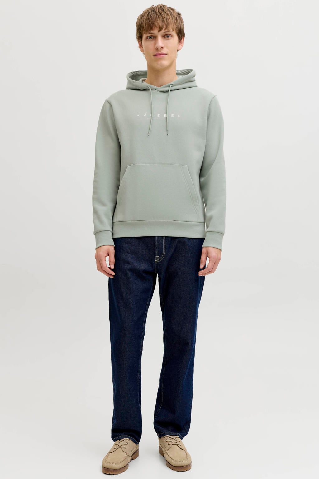 JJ REBEL hoodie lichtgroen