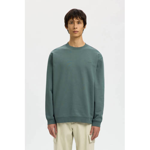 SELECTED HOMME sweater groen afbeelding