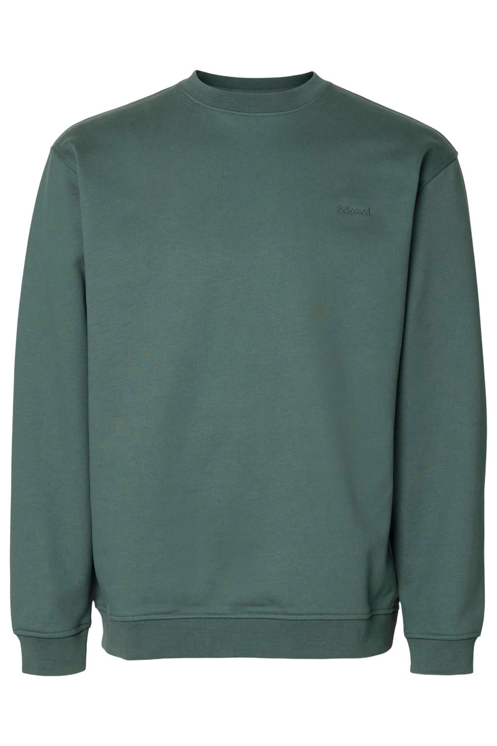 Selected sweater groen