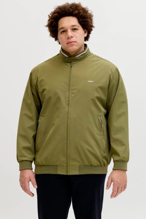 bomberjack Plus Size olijfgroen