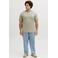 JACK & JONES PLUS SIZE regular T-shirt met backprint Plus Size groen