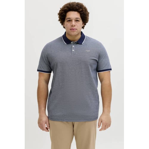 JACK & JONES PLUS SIZE regular polo Plus Size donkerblauw afbeelding