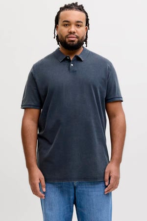 regular polo Plus Size donkerblauw