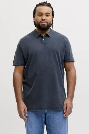 regular polo Plus Size donkerblauw