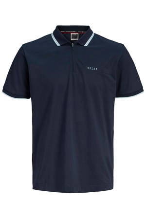regular polo Plus Size donkerblauw