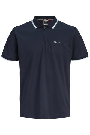 regular polo Plus Size donkerblauw