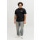 JACK & JONES PLUS SIZE regular T-shirt met backprint Plus Size zwart
