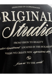 thumbnail: JACK & JONES PLUS SIZE regular T-shirt met backprint Plus Size zwart