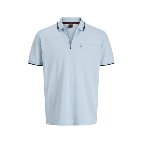 JACK & JONES PLUS SIZE regular polo Plus Size lichtblauw afbeelding