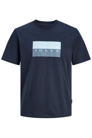 regular T-shirt Plus Size donkerblauw