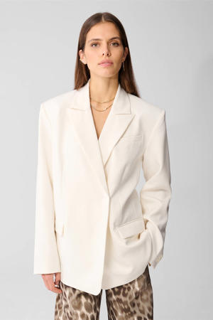oversized blazer ecru