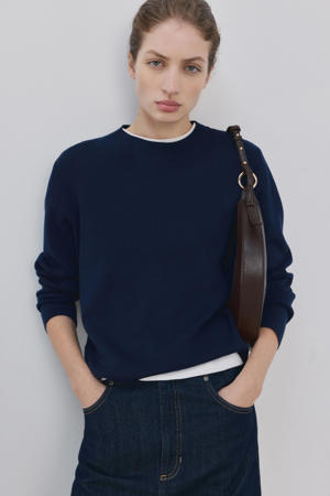pullover marineblauw