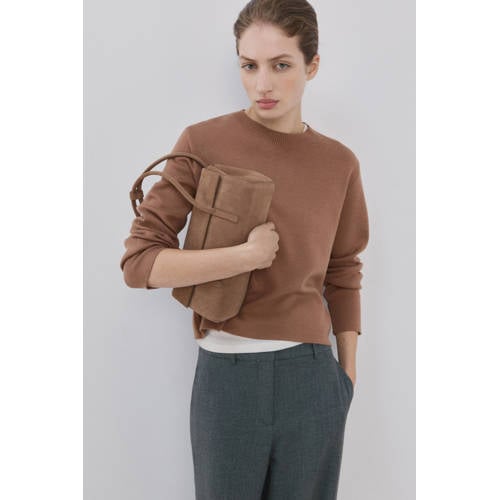 Mango pullover bruin afbeelding