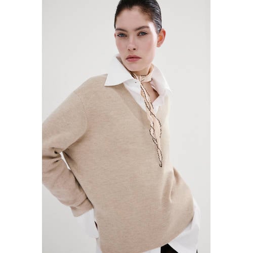 Mango pullover beige afbeelding