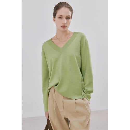 Mango pullover groen afbeelding