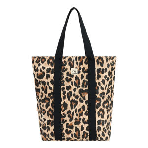 shopper met panterprint bruin