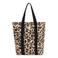 Protest shopper met panterprint bruin