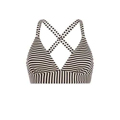 Protest voorgevormde triangel bikinitop MIXSUPEROL zwart/wit afbeelding