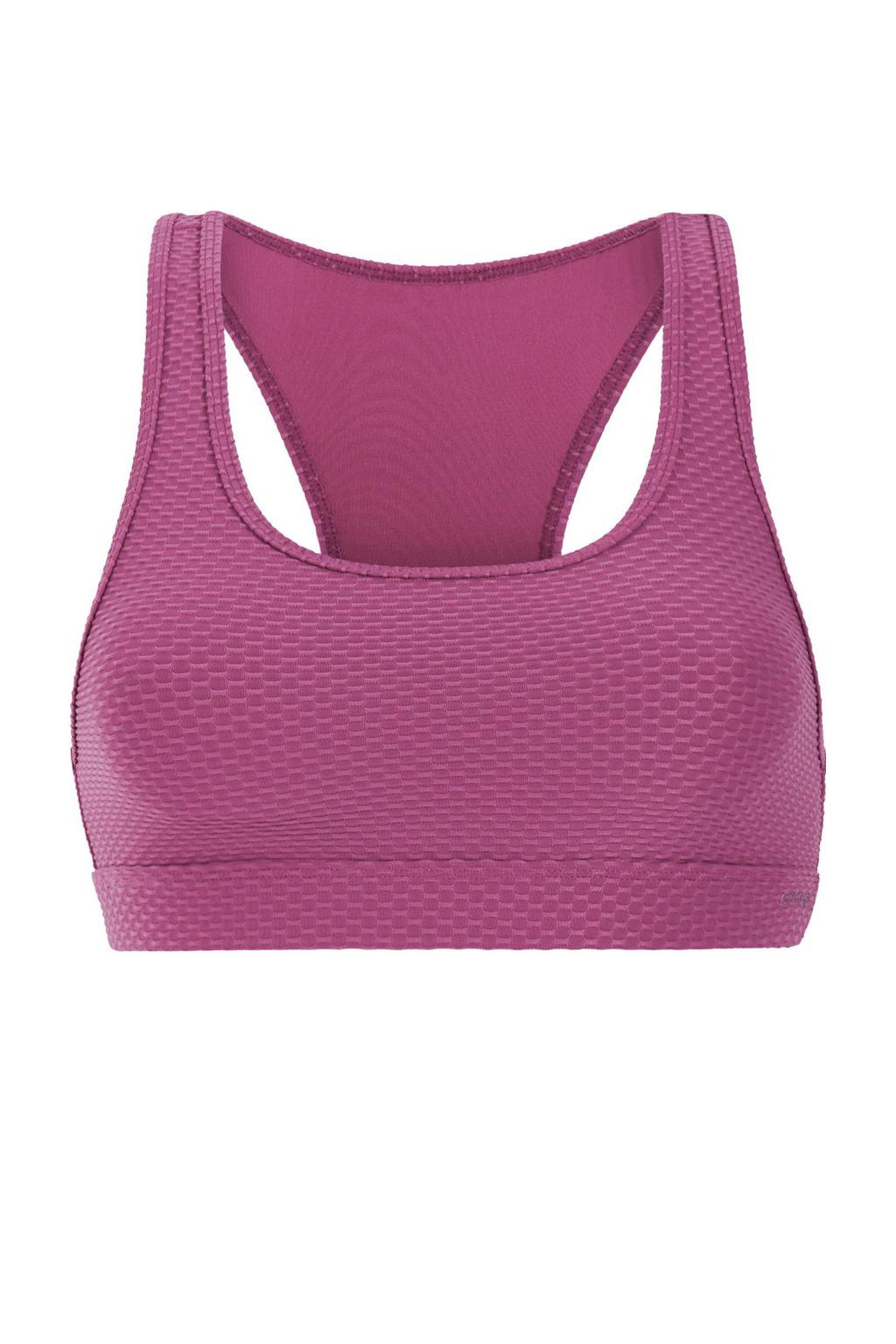 Protest voorgevormde crop bikinitop MIXEAGARI fuchsia
