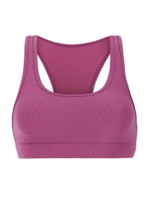 voorgevormde crop bikinitop MIXEAGARI fuchsia