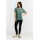 Protest T-shirt met backprint groen
