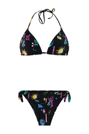 voorgevormde triangel bikini PRTEMPTY zwart