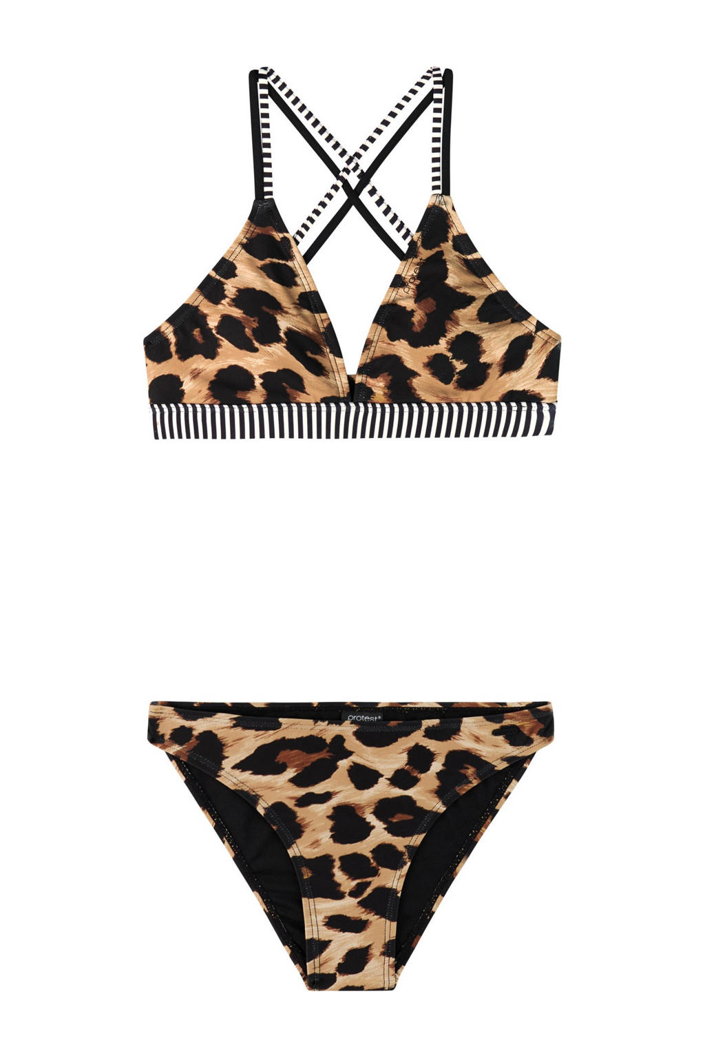 Protest triangel bikini PRTSUZANA JR beige/bruin