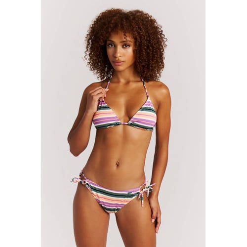 Protest voorgevormde triangel bikini PRTMATCH roze/groen/wit afbeelding