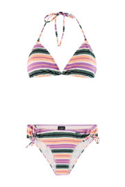 thumbnail: Protest voorgevormde triangel bikini set PRTMATCH roze/groen/wit