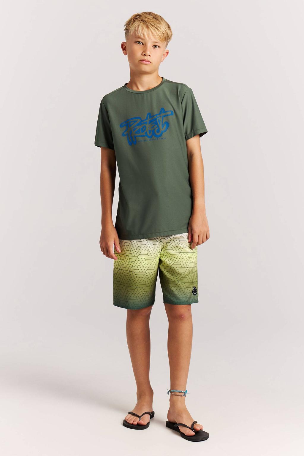 Protest UV T-shirt PRTCAPTAIN JR groen