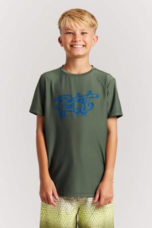 UV T-shirt PRTCAPTAIN JR groen