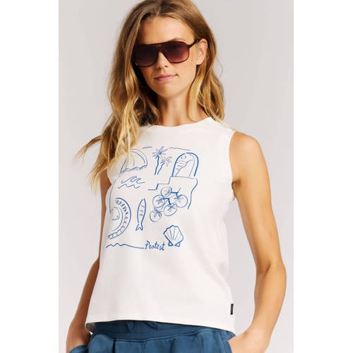Protest top ecru afbeelding
