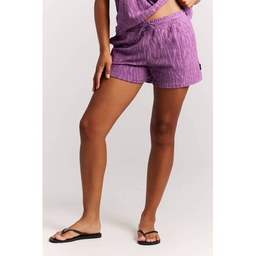 Protest regular waist casual short paars afbeelding
