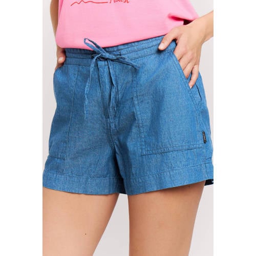 Protest denim regular waist casual short medium blue denim afbeelding