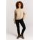 Protest sweater met backprint zand