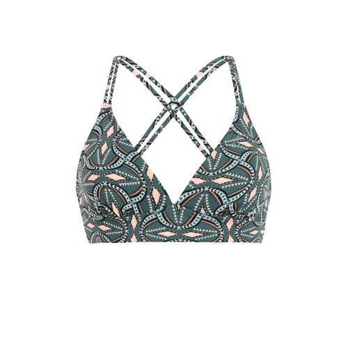 Protest voorgevormde triangel bikinitop MIXRELAX groen afbeelding