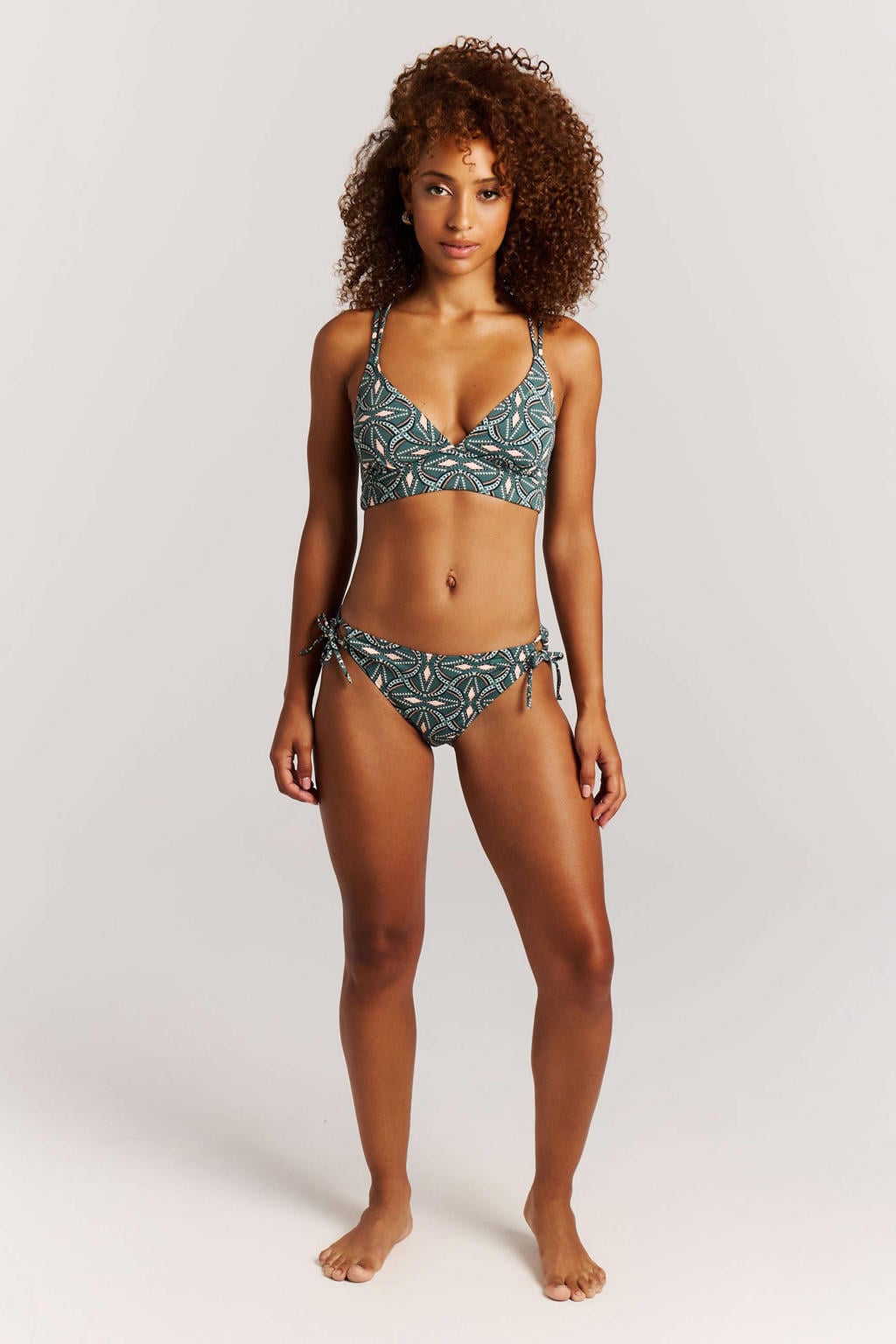 Protest voorgevormde triangel bikini set PRTGARDEN groen