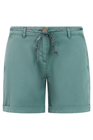 slim regular waist chino short groen