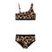 Protest one shoulder bikini PRTPANTER JR beige/zwart