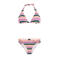 Protest voorgevormde halter bikini set PRTADMIRER roze/groen/wit