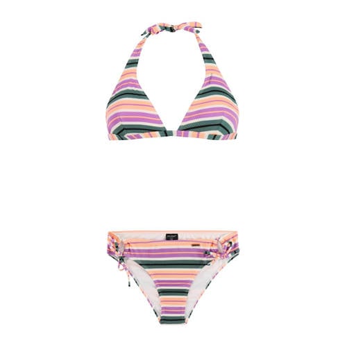 Protest voorgevormde halter bikini PRTADMIRER roze/groen/wit afbeelding