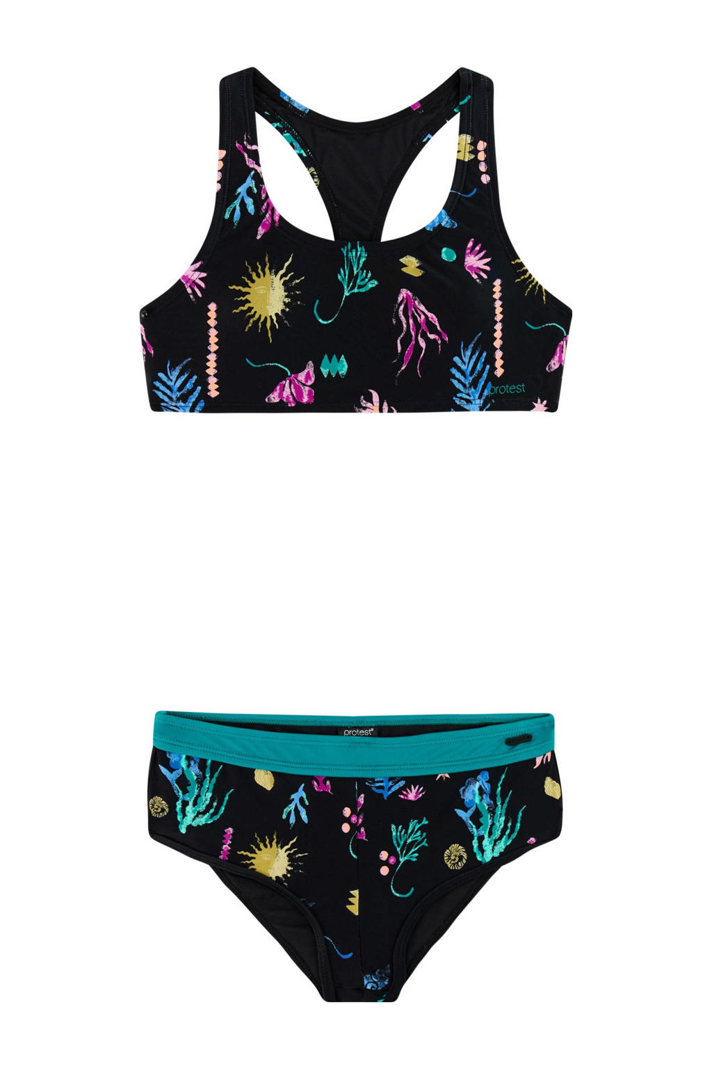 Protest crop bikini PRTMELOSA JR zwart