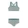 Protest crop bikini PRTNINJA JR groen/wit