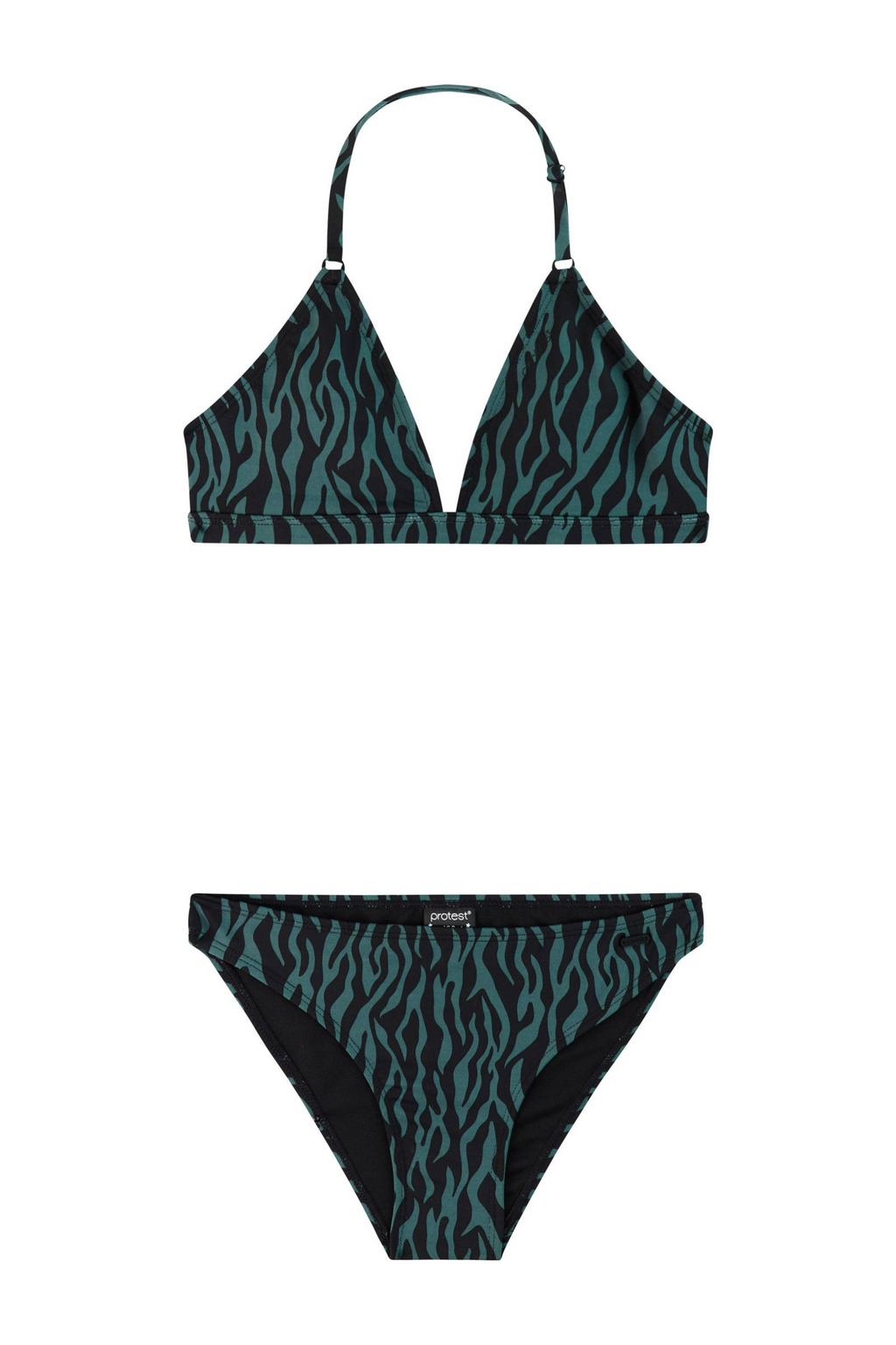 Protest triangel bikini PRTFABU JR groen/zwart