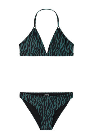 triangel bikini PRTFABU JR groen/zwart