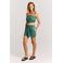 Protest straight regular waist casual short groen broderie