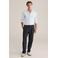 WE Fashion Tall fit slim overhemd lichtblauw