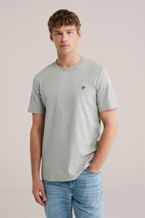 regular T-shirt lichtgrijs